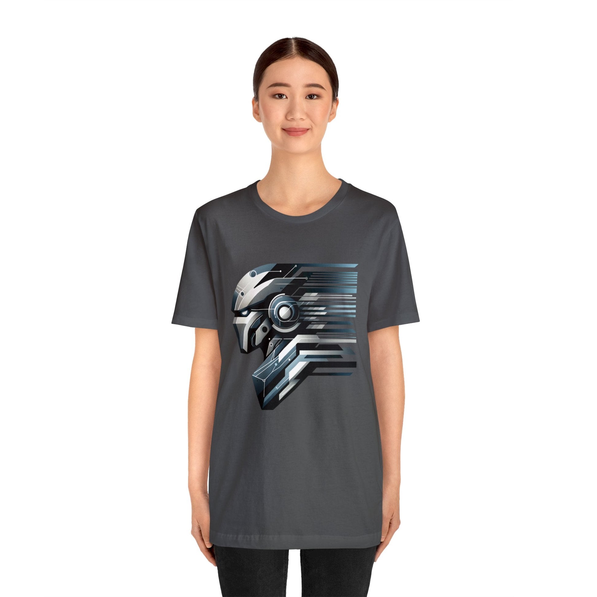 Modern Mech Warrior T-Shirt - Sleek, Breathable Cotton Tee unisex - GG