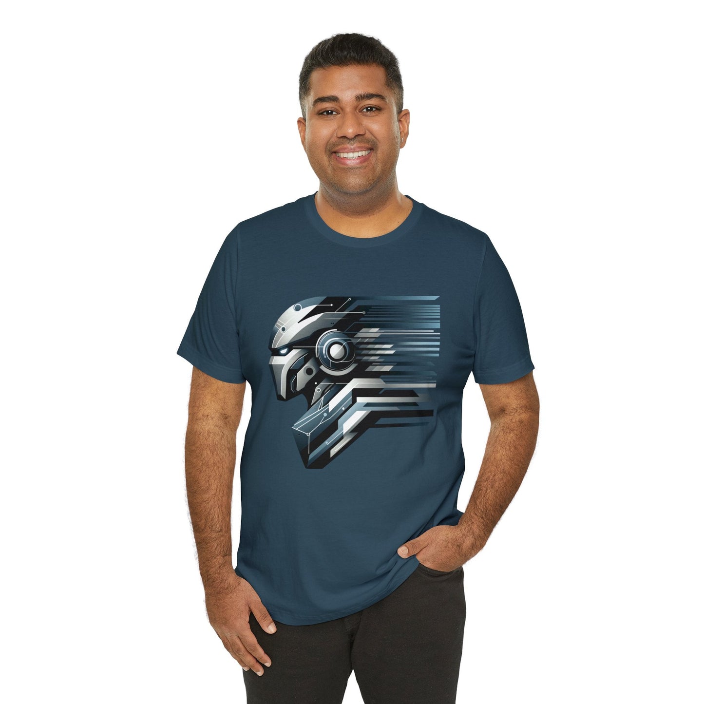 Modern Mech Warrior T-Shirt - Sleek, Breathable Cotton Tee unisex - GG