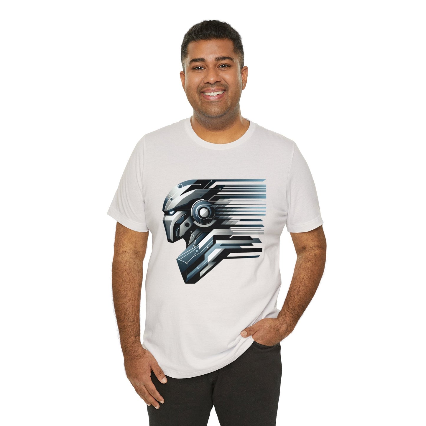 Modern Mech Warrior T-Shirt - Sleek, Breathable Cotton Tee unisex - GG